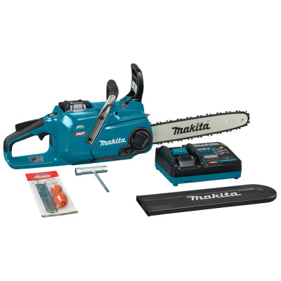 Аккумуляторная цепная пила Makita XGT 40 V MAX UC015GT101, 1 акб 36V 5.0Ah и з/у DC40RA