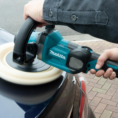 Акумуляторна полірувальна шліфувальна машина Makita XGT 40 V MAX PV001GM101, 1 акб 40V 4.0Ah та з/п DC40RA, у сумці