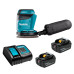 Акумуляторна ексцентрикова шліфмашина Makita DBO180R2F, 2 акб BL1850B, з/п DC18SD