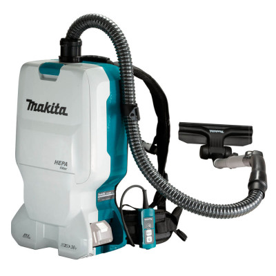 Аккумуляторный пылесос-рюкзак Makita DVC660Z, без акб и з/у