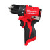 Аккумуляторная дрель-шуруповерт Milwaukee M12 BLDDRC-202C, 2 акб M12 B2, з/у C12 C, кейс Kitbox