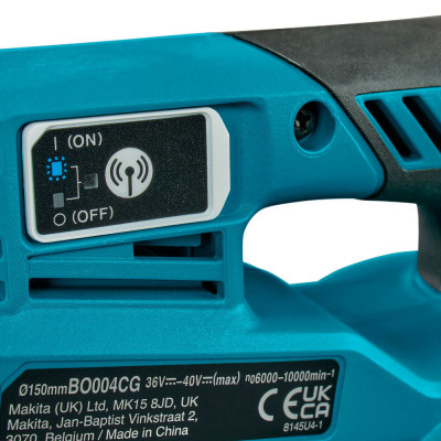 Акумуляторна ексцентрикова шліфмашина Makita XGT 40 V Max BO004CXGT4, 2 акб BL4040, з/п DC40RA Акумуляторна ексцентрикова шліфмашина Makita XGT 40 V Max BO004CXGT4, 2 акб BL4040, з/п DC40RA