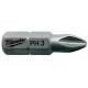 Біта Milwaukee PH3х25 мм, 25 шт