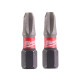 Біта Milwaukee Shockwave PH3х25 мм, 2 шт