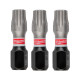 Бита Milwaukee Shockwave TX30х25 мм, 3 шт Бита Milwaukee Shockwave TX30х25 мм, 3 шт
