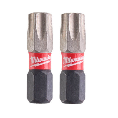 Бита Milwaukee Shockwave TX40х25 мм, 2 шт