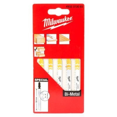 Набор пильных полотен для лобзика Milwaukee Special 60х1.9 мм, 5 шт