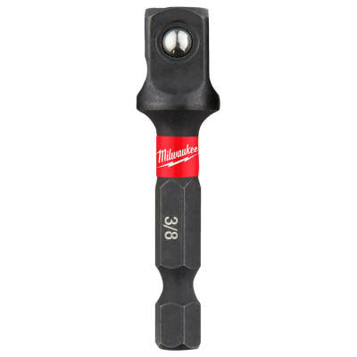 Переходник Milwaukee Shockwave 1/4"HEXх3/8"Square, 50 мм