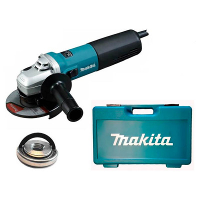 Угловая шлифмашина Makita 9565CVR в кейсе, быстрозажимная гайка
