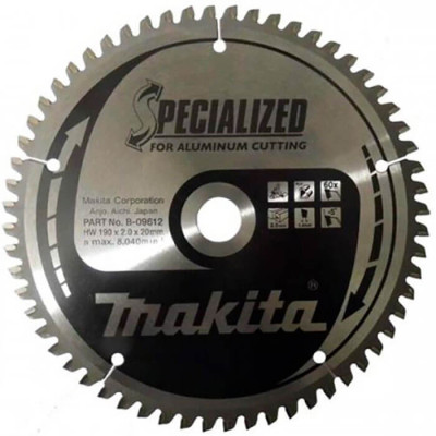 Пильный диск для алюминия Makita 190x20 мм
